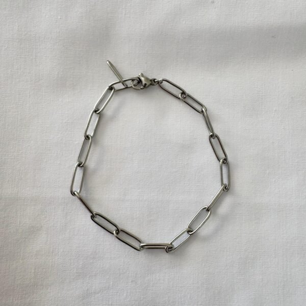PULSERA LANA PLATA
